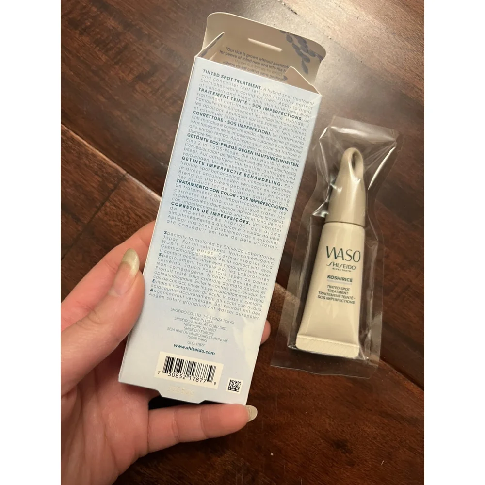 NIB Shiseido Waso Koshirice Tinted Spot Treatment - Subtle Peach (0.33 oz)